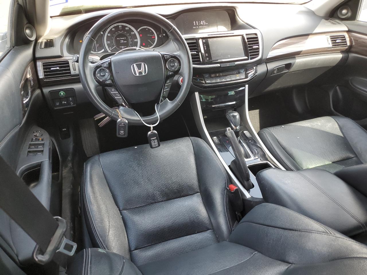 2017 Honda Accord VIN 1HGCR3F99HA034326 Copart auction photo, rear end / front end damage thumbnail 8