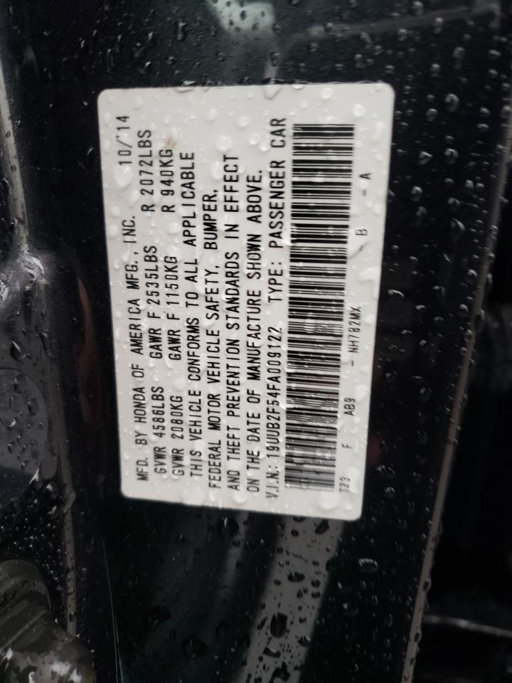 2015 Acura TLX VIN 19UUB2F54FA009122 Copart auction photo, front end damage thumbnail 13
