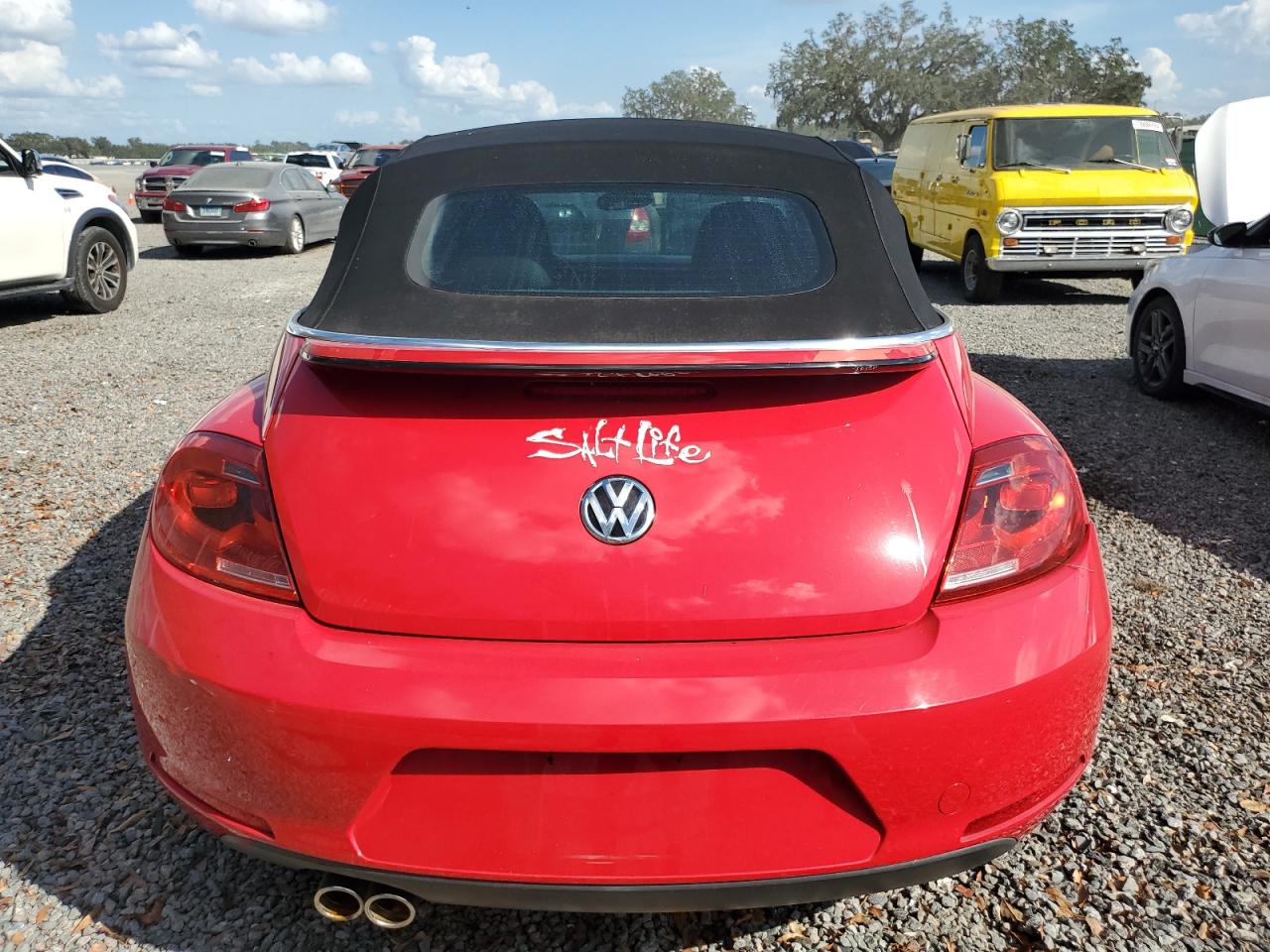 2014 Volkswagen Beetle VIN 3VW5P7AT1EM802142 Copart auction photo, mechanical damage thumbnail 6