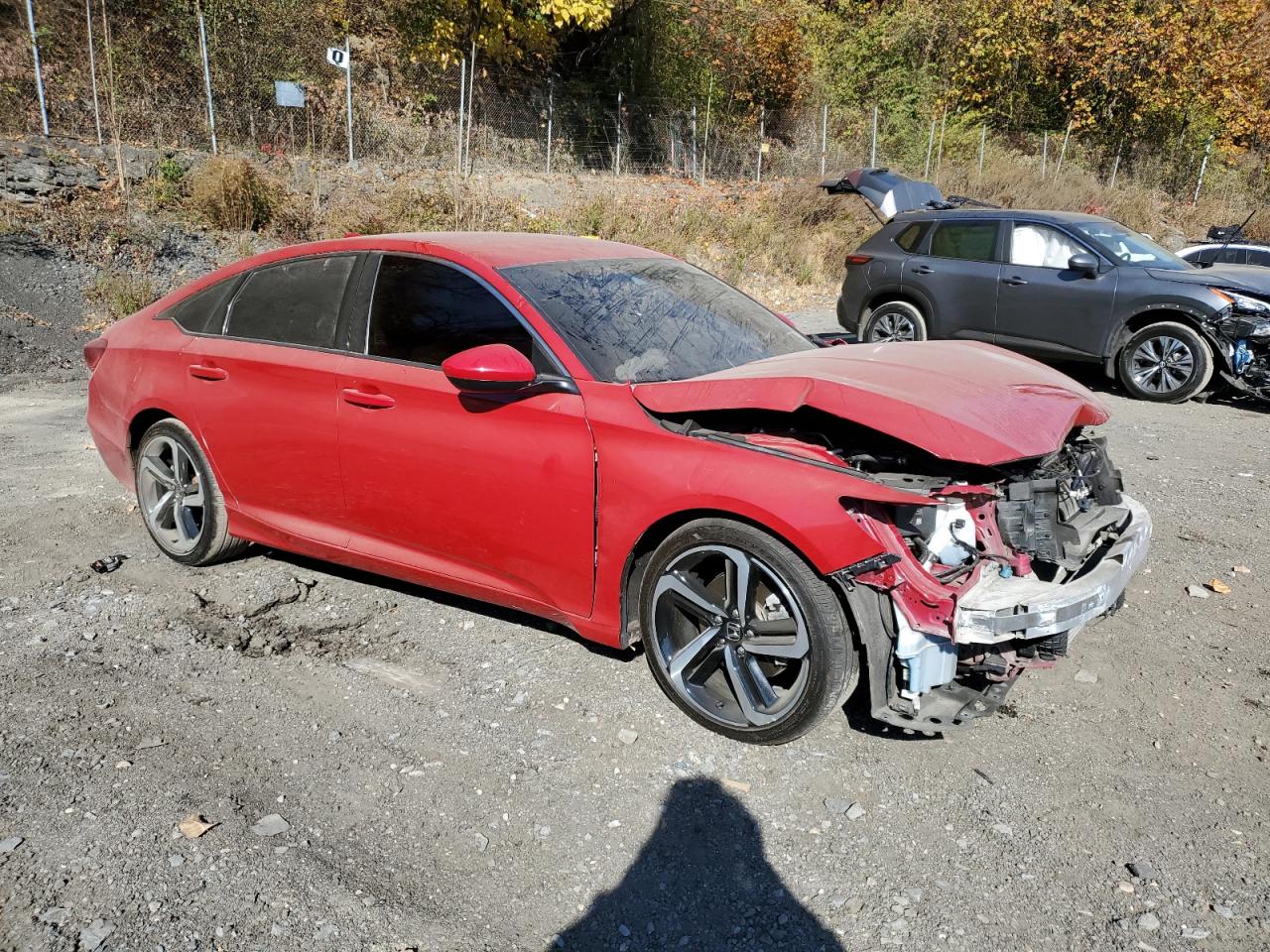 2020 Honda Accord VIN 1HGCV1F33LA061610 Copart auction photo, front end / minor dent/scratches damage thumbnail 4