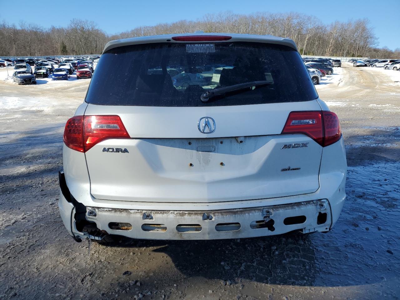 2008 Acura MDX VIN 2HNYD28398H514562 Copart auction photo, front end / rear end damage thumbnail 6