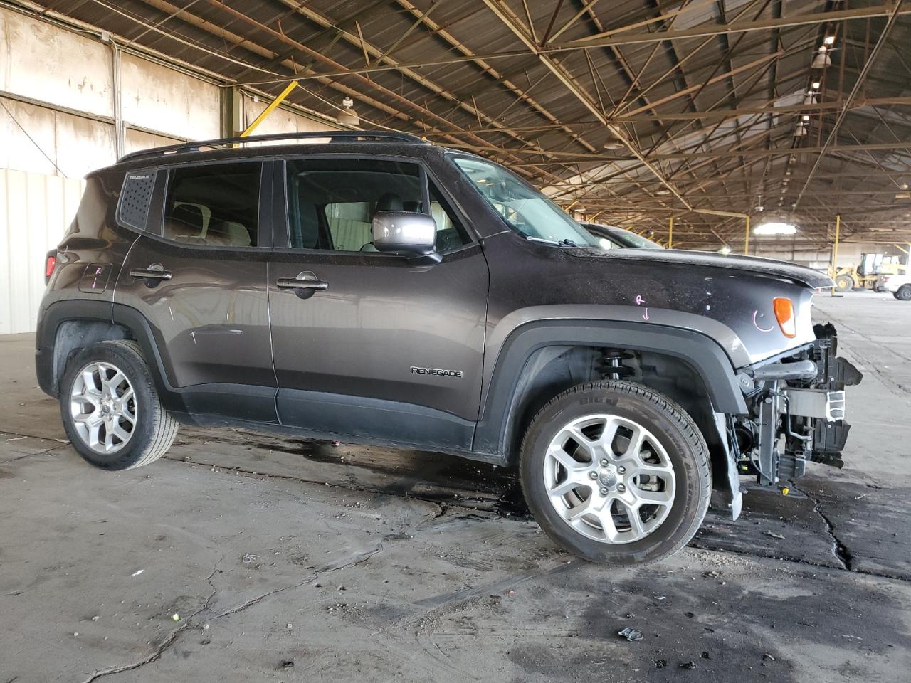 2016 Jeep Renegade VIN ZACCJBBT1GPD80063 Copart auction photo, front end damage thumbnail 4