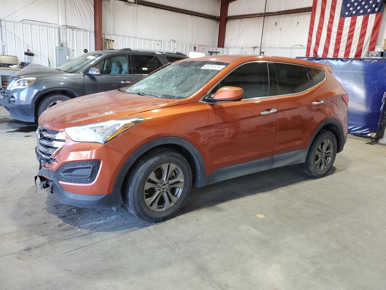 2014 Hyundai Santa Fe VIN 5XYZTDLB0EG143714 - Copart auction photo
