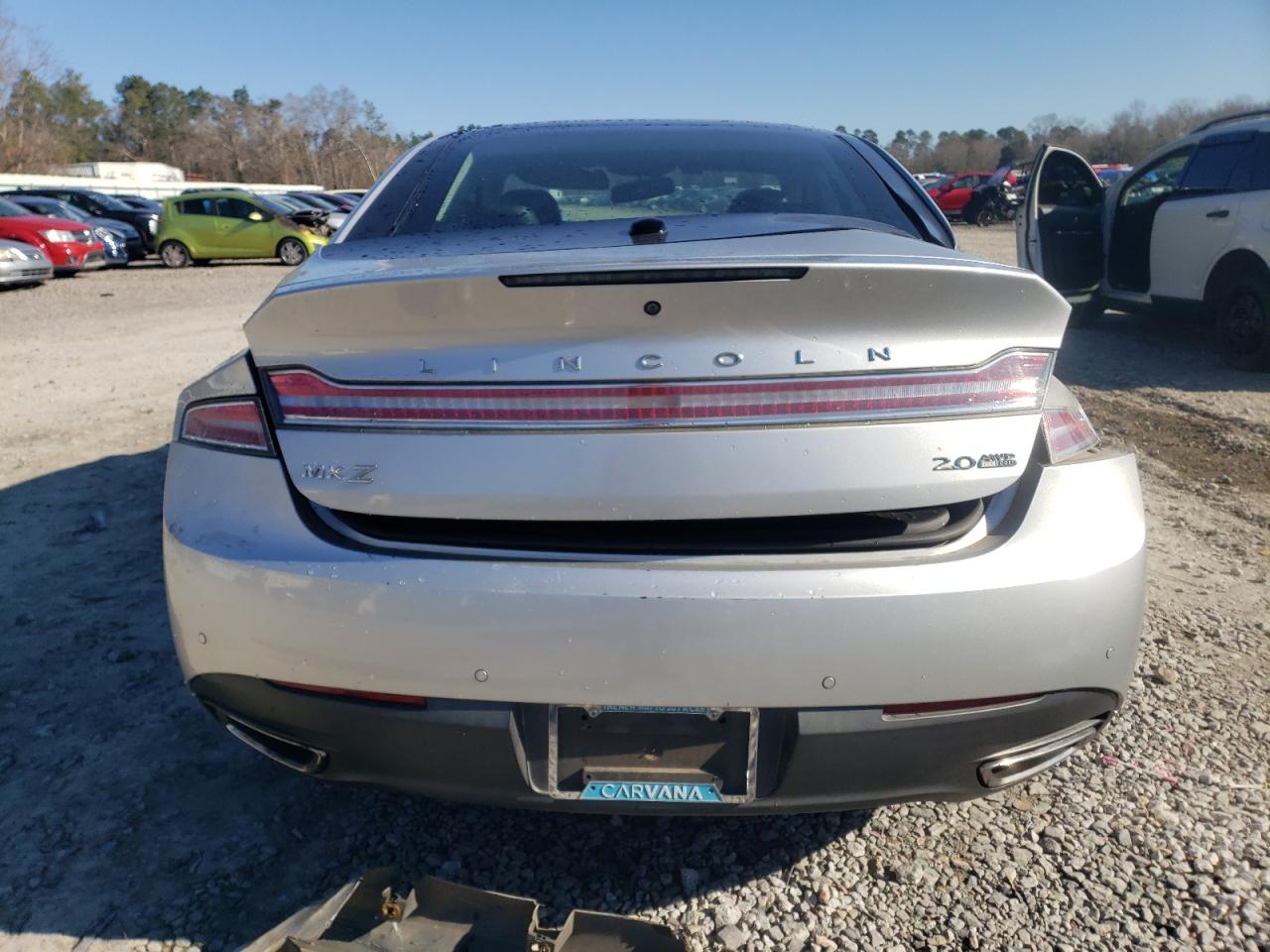 2015 Lincoln MKZ VIN 3LN6L2J97FR615188 Copart auction photo, all over damage thumbnail 6