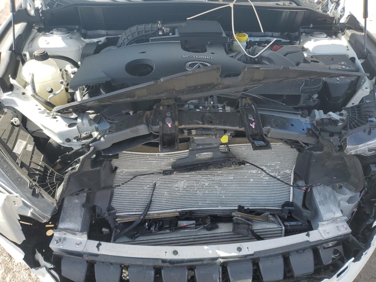 2024 Infiniti QX50 VIN 3PCAJ5BB1RF104136 Copart auction photo, front end / side damage thumbnail 12