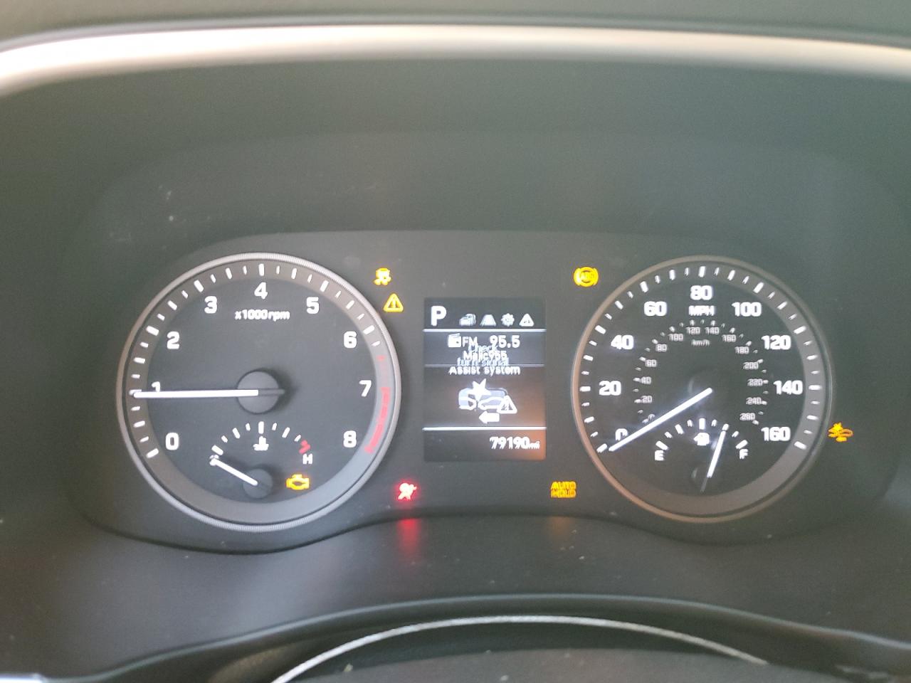 2020 Hyundai Tucson VIN KM8J23A45LU155363 Copart auction photo, front end damage thumbnail 9