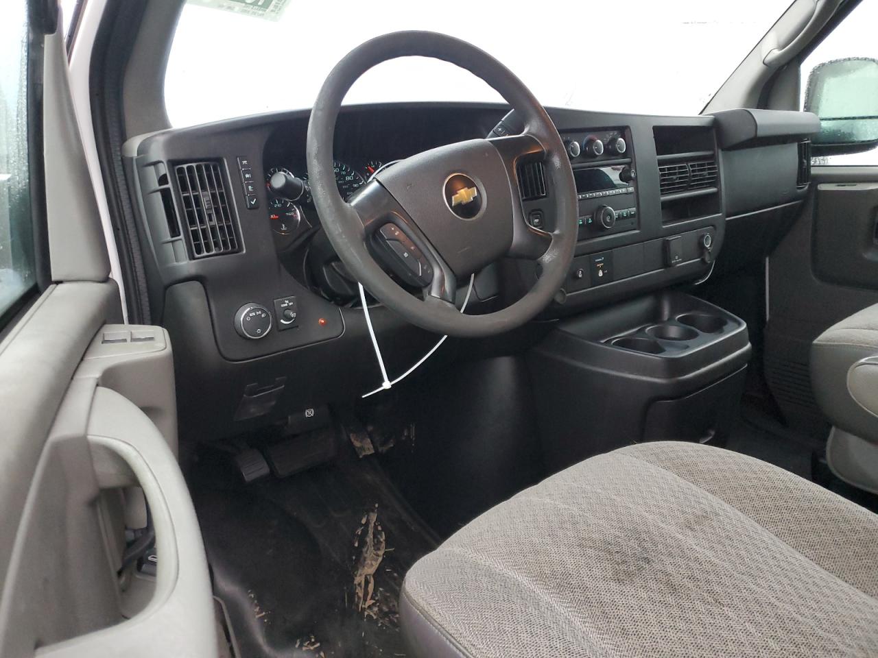 2015 Chevrolet Express VIN 1GCWGFCF9F1223763 Copart auction photo, mechanical / side damage thumbnail 8