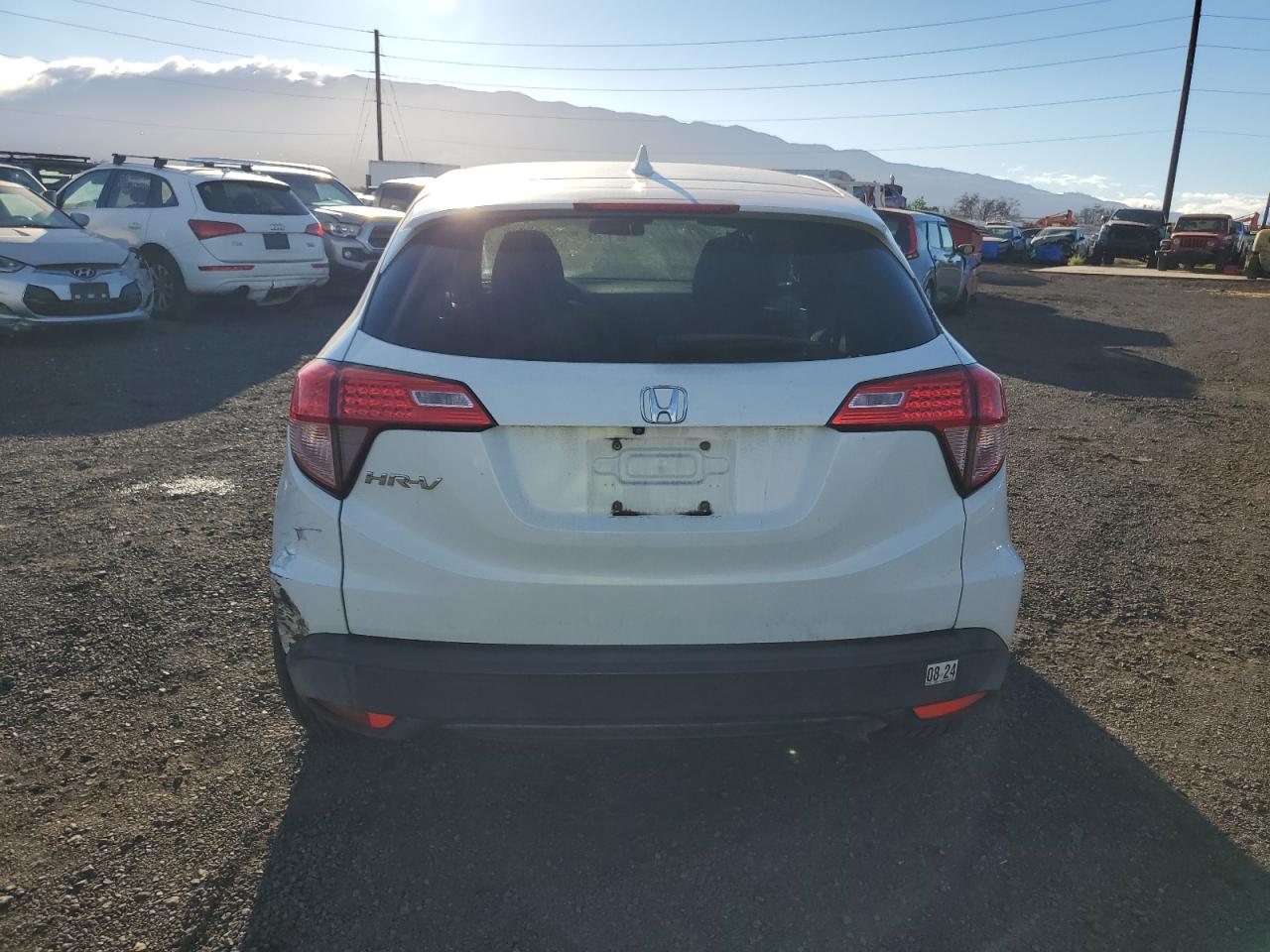 2016 Honda HR-V VIN 3CZRU5H58GM744391 Copart auction photo, side / undercarriage damage thumbnail 6