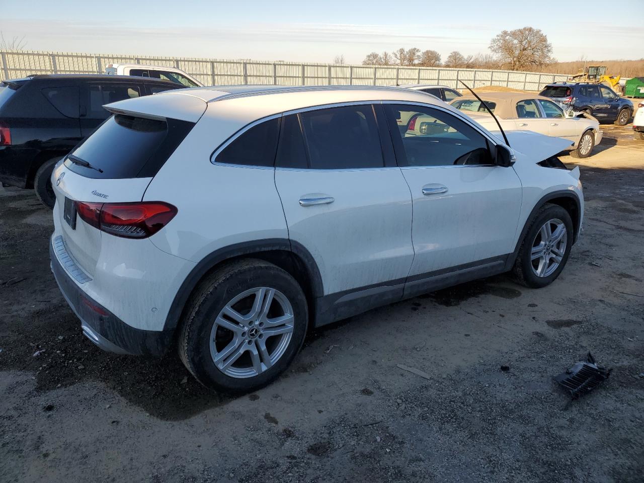 2021 Mercedes-Benz GLA-klasse VIN W1N4N4HB1MJ176953 Copart auction photo, front end damage thumbnail 3