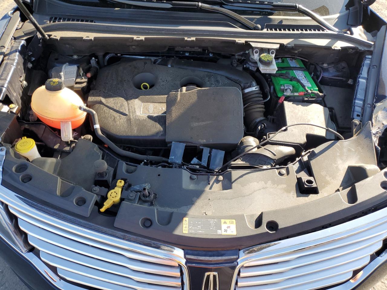 2017 Lincoln MKC VIN 5LMTJ3DH2HUL46589 Copart auction photo, front end damage thumbnail 12