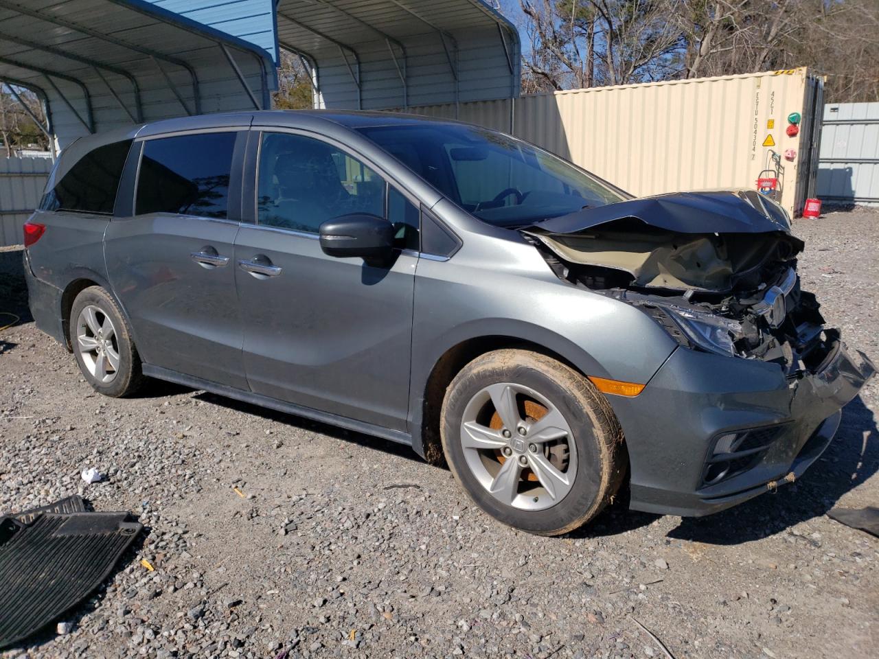 2019 Honda Odyssey VIN 5FNRL6H7XKB028136 Copart auction photo, front end / rear end damage thumbnail 4