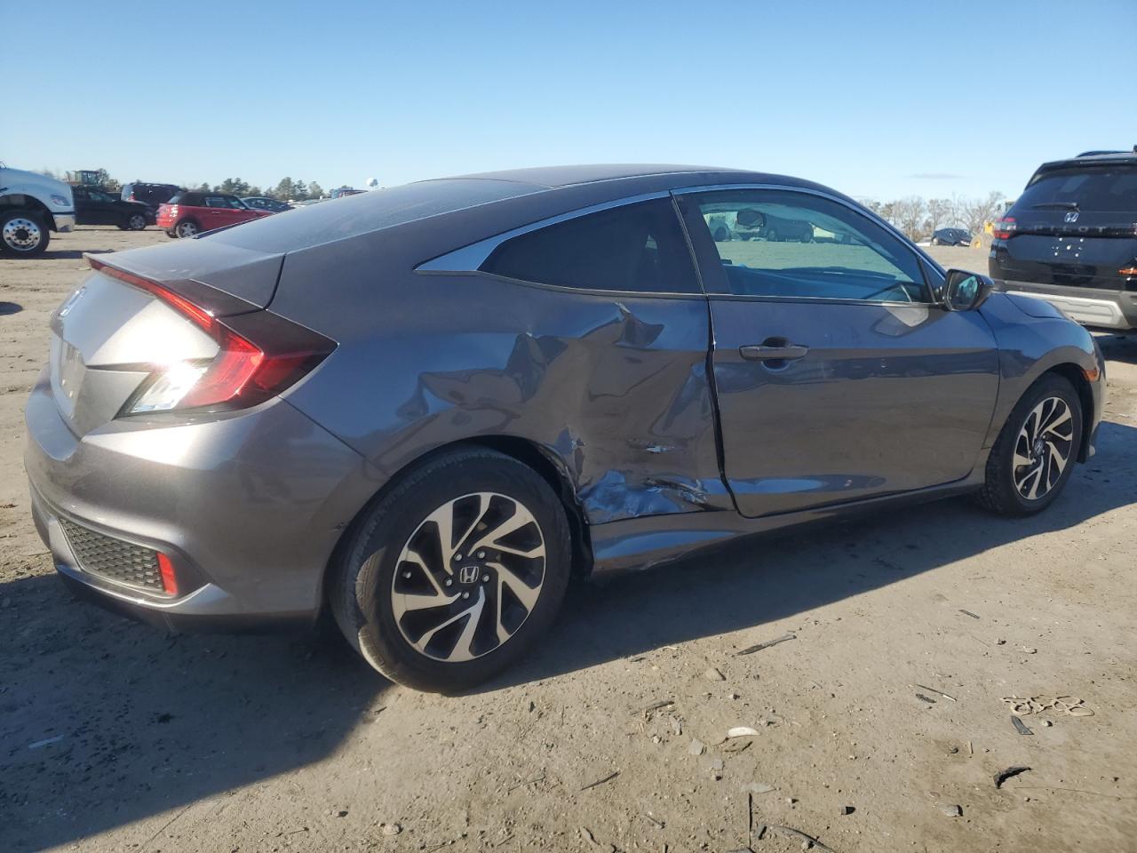 2018 Honda Civic VIN 2HGFC4B53JH309431 Copart auction photo, rear end / minor dent/scratches damage thumbnail 3