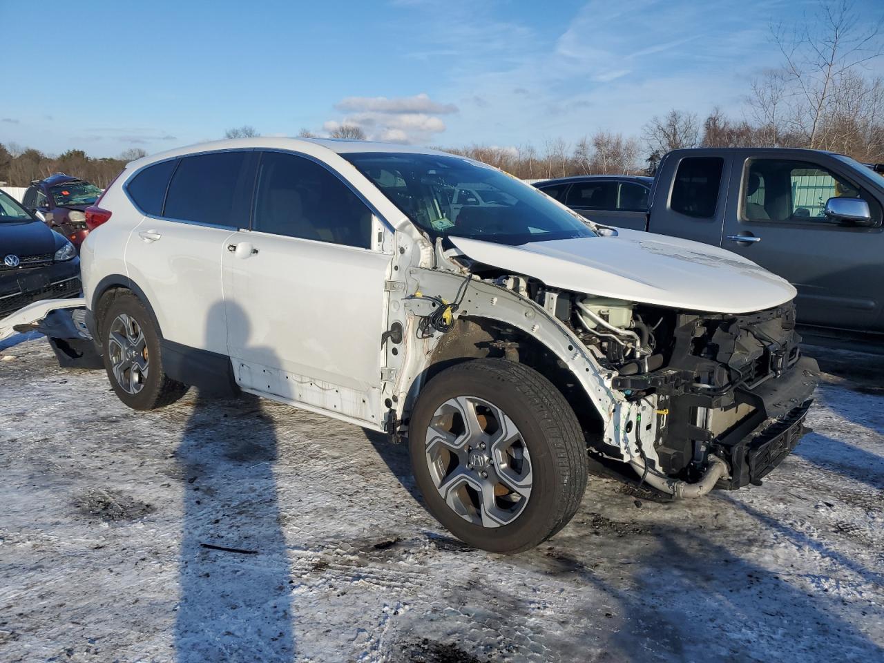 2019 Honda CR-V VIN 2HKRW2H57KH631853 Copart auction photo, front end damage thumbnail 4