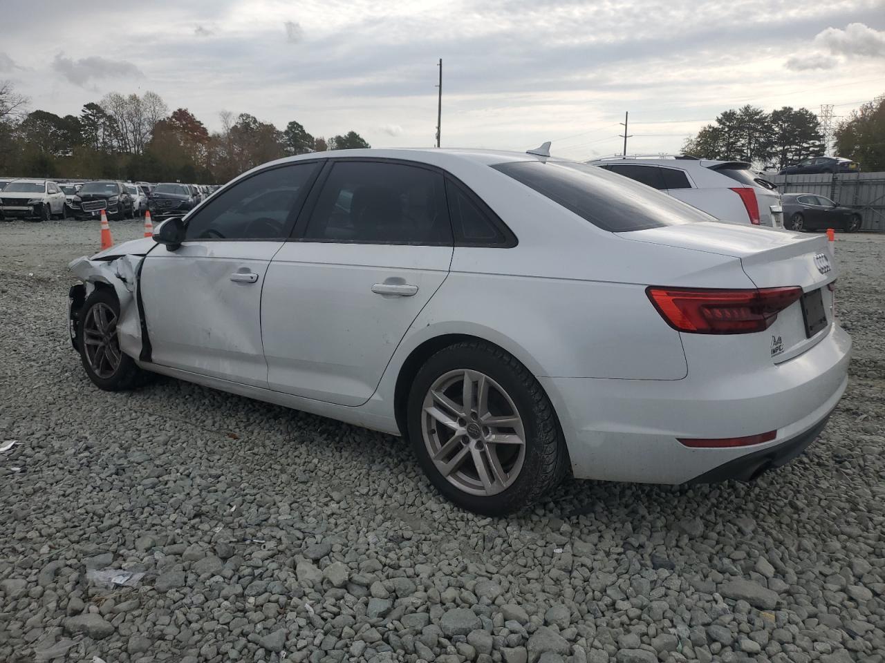 2017 Audi A4 VIN WAUGMAF45HN049161 Copart auction photo, front end / side damage thumbnail 2
