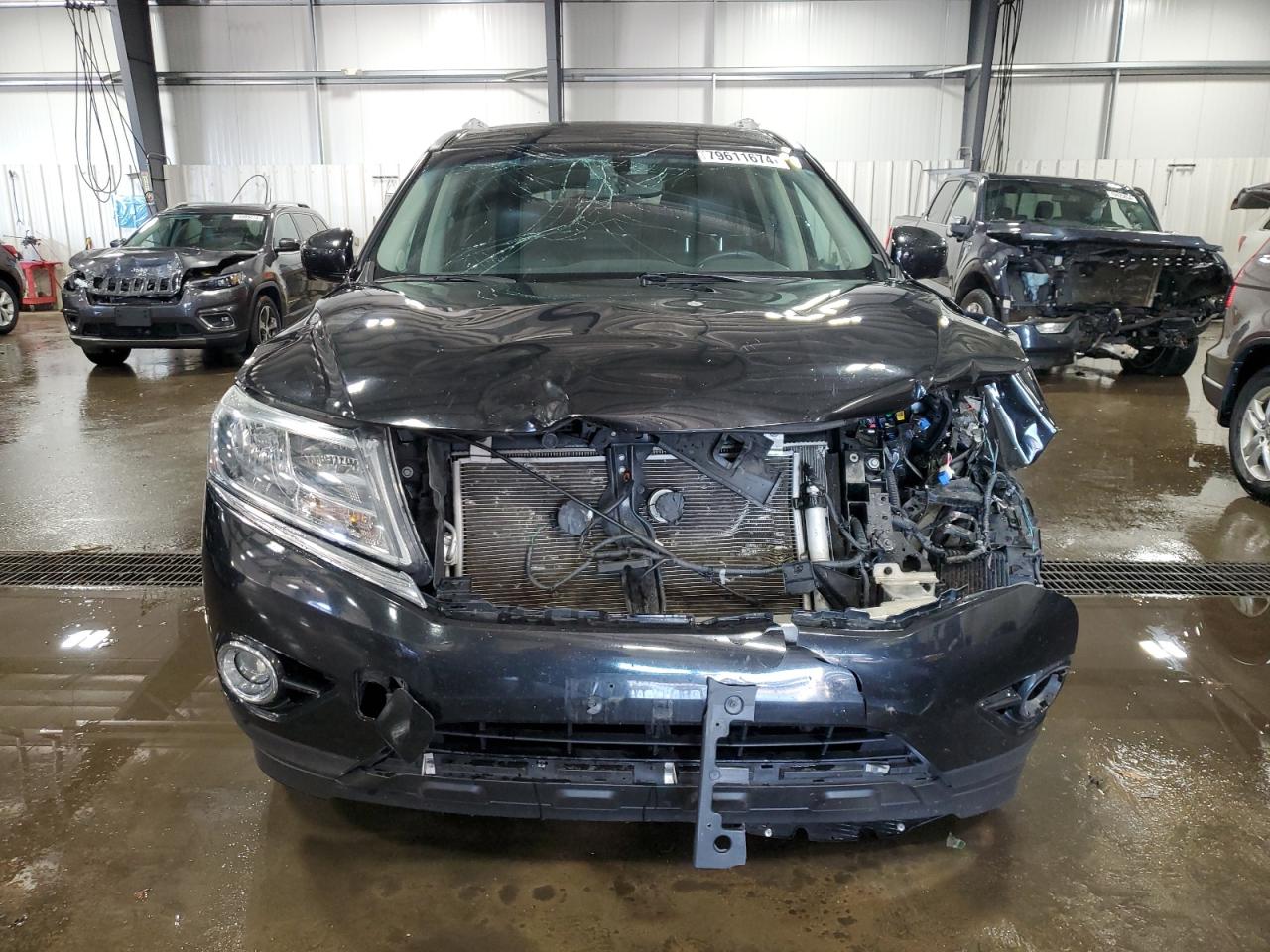 2015 Nissan Pathfinder VIN 5N1AR2MM1FC688984 Copart auction photo, front end damage thumbnail 5
