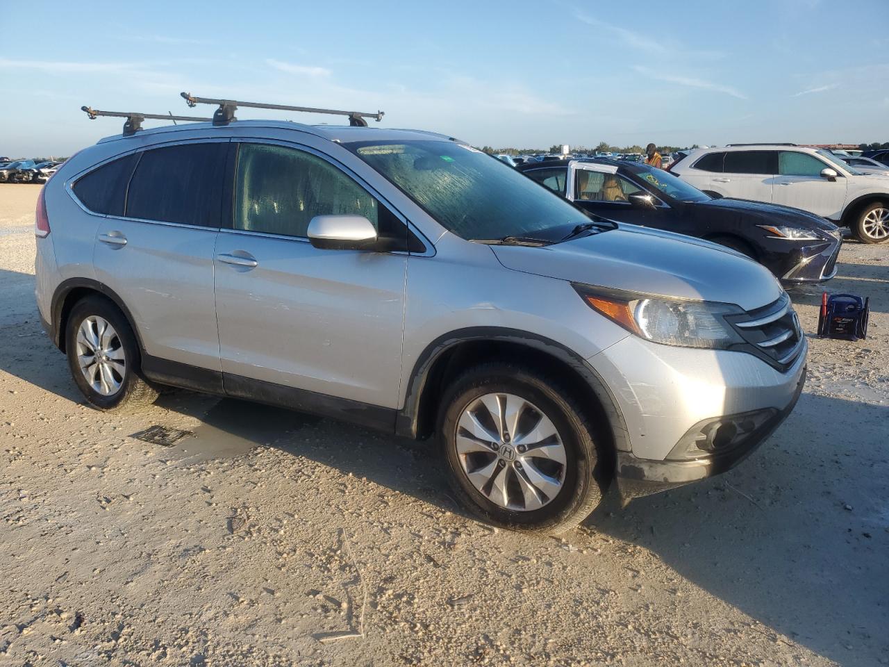 2012 Honda CR-V VIN JHLRM4H59CC012205 Copart auction photo, water/flood damage thumbnail 4
