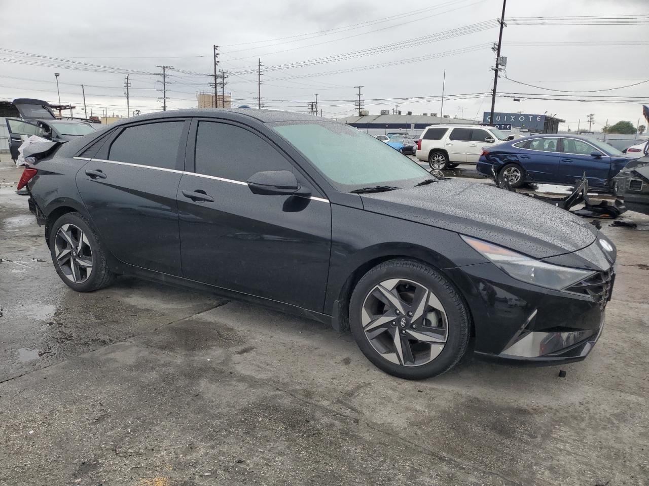 2022 Hyundai Elantra VIN KMHLN4AG7NU245746 Copart auction photo, rear end damage thumbnail 4