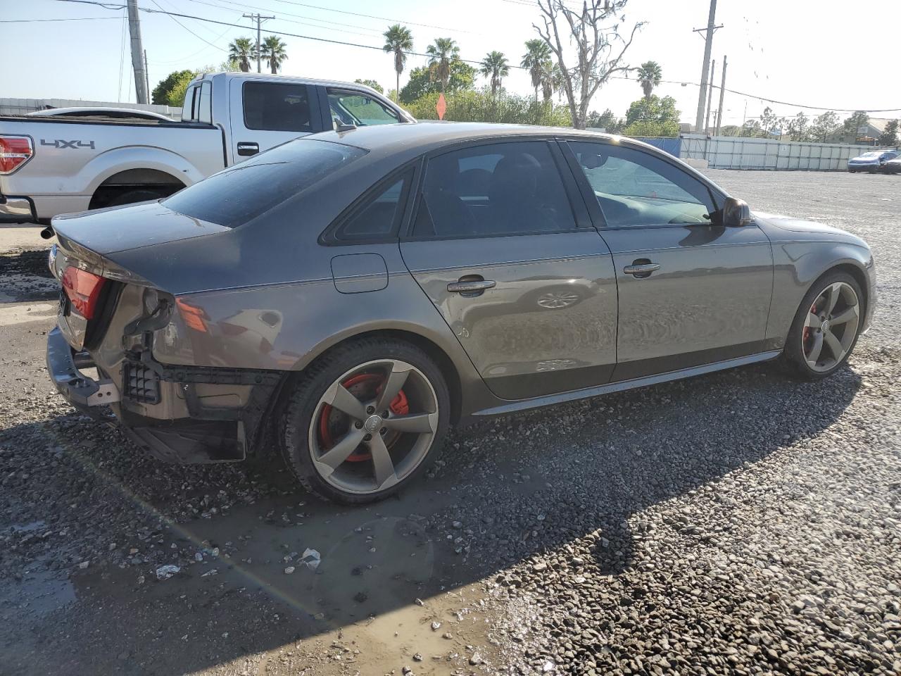 2014 Audi A4 VIN WAUFFAFL6EN007378 Copart auction photo, rear end damage thumbnail 3