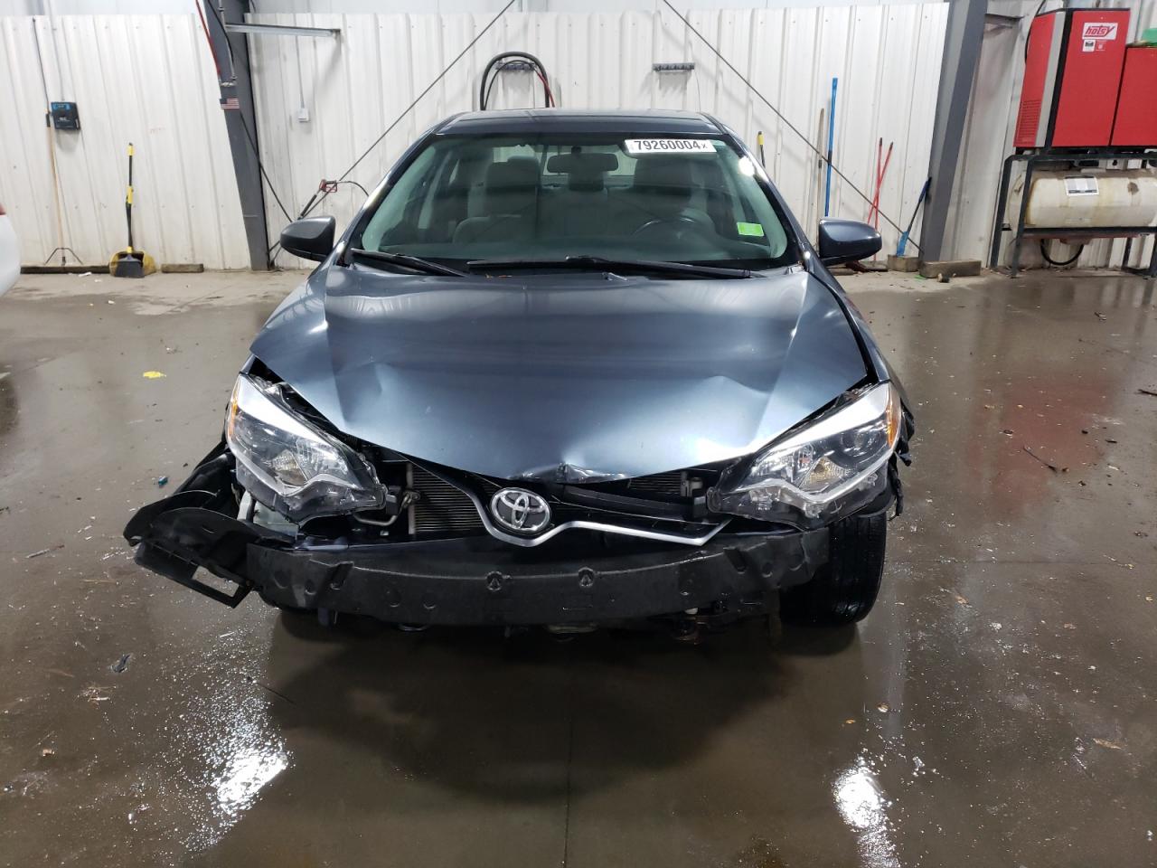 2016 Toyota Corolla VIN 2T1BURHE0GC550347 Copart auction photo, front end / rear end damage thumbnail 5