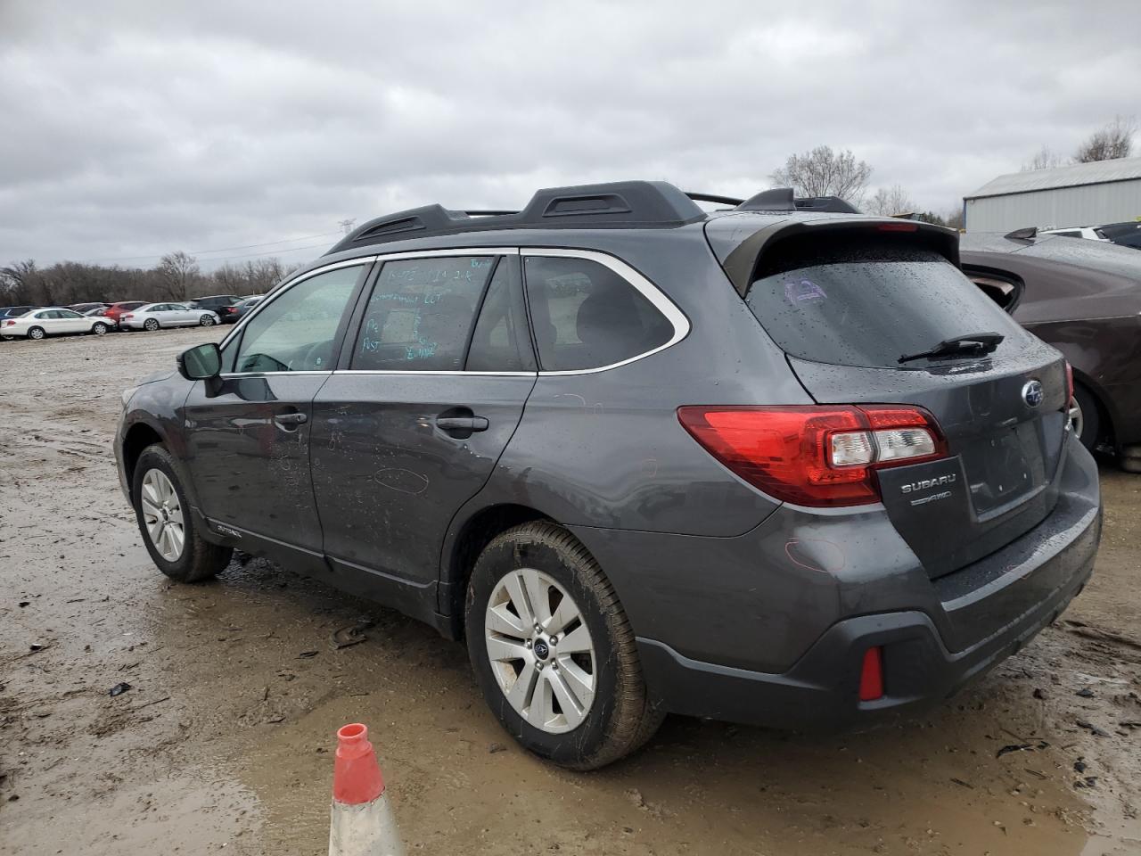 2018 Subaru Outback VIN 4S4BSAFC9J3346084 Copart auction photo, side damage thumbnail 2