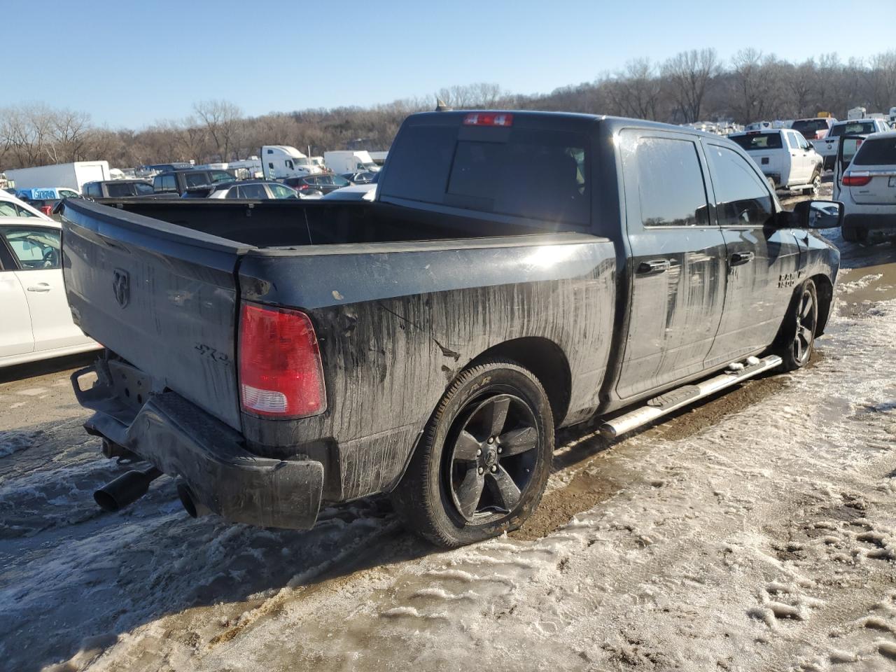 2018 RAM 1500 VIN 1C6RR7LT1JS156024 Copart auction photo, undercarriage damage thumbnail 3