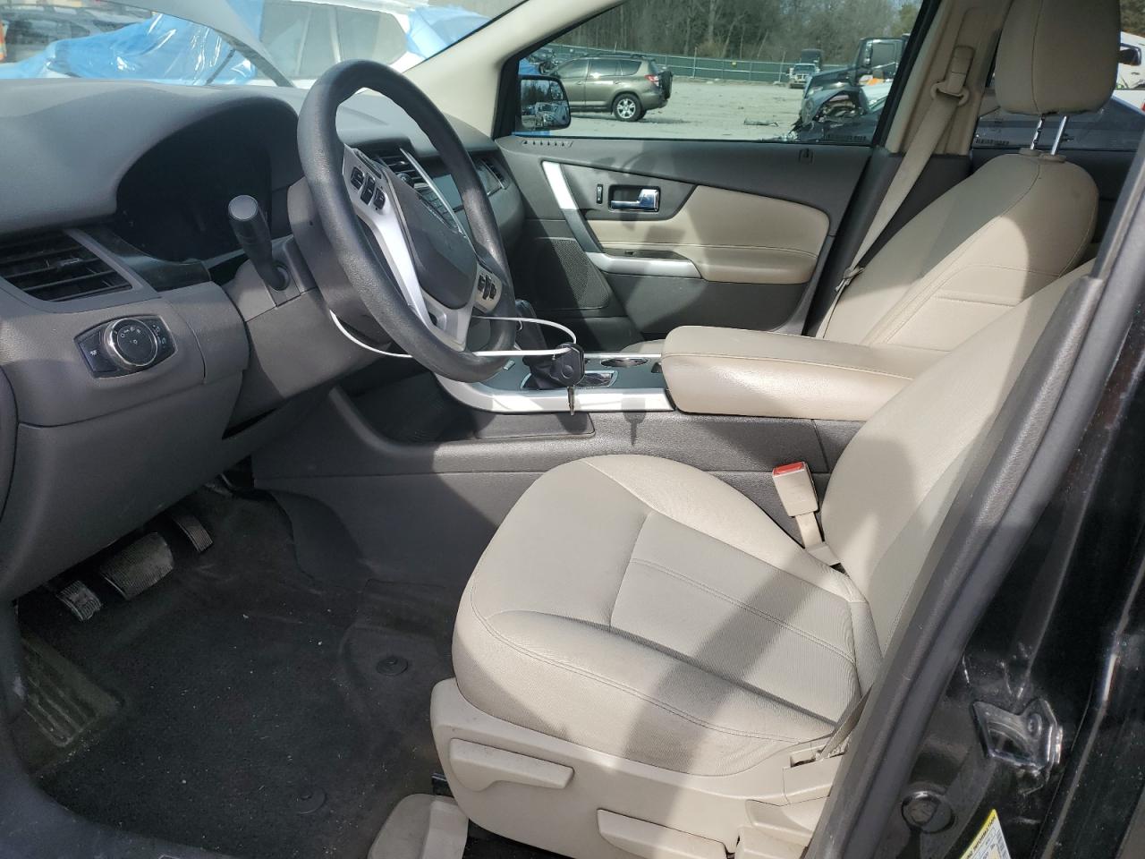 2014 Ford Edge VIN 2FMDK4GC0EBA98645 Copart auction photo, side / front end damage thumbnail 7