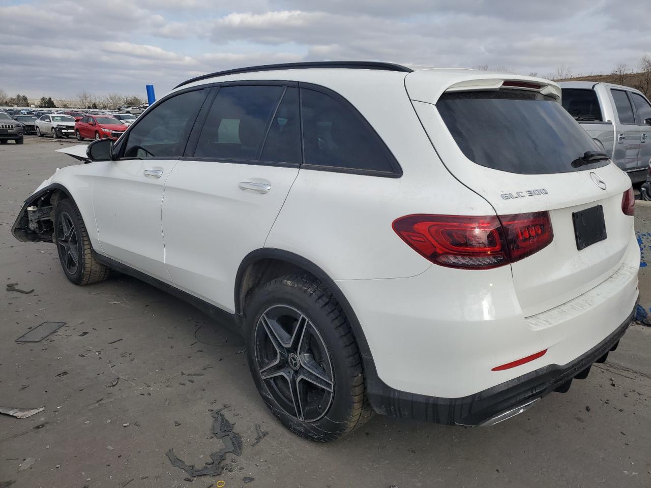 2020 Mercedes-Benz GLC VIN WDC0G8EB2LF722750 Copart auction photo, front end damage thumbnail 2