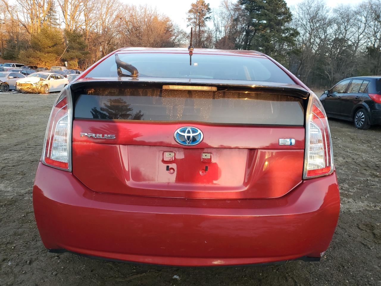 2013 Toyota Prius VIN JTDKN3DU6D1724817 Copart auction photo, side / front end damage thumbnail 6