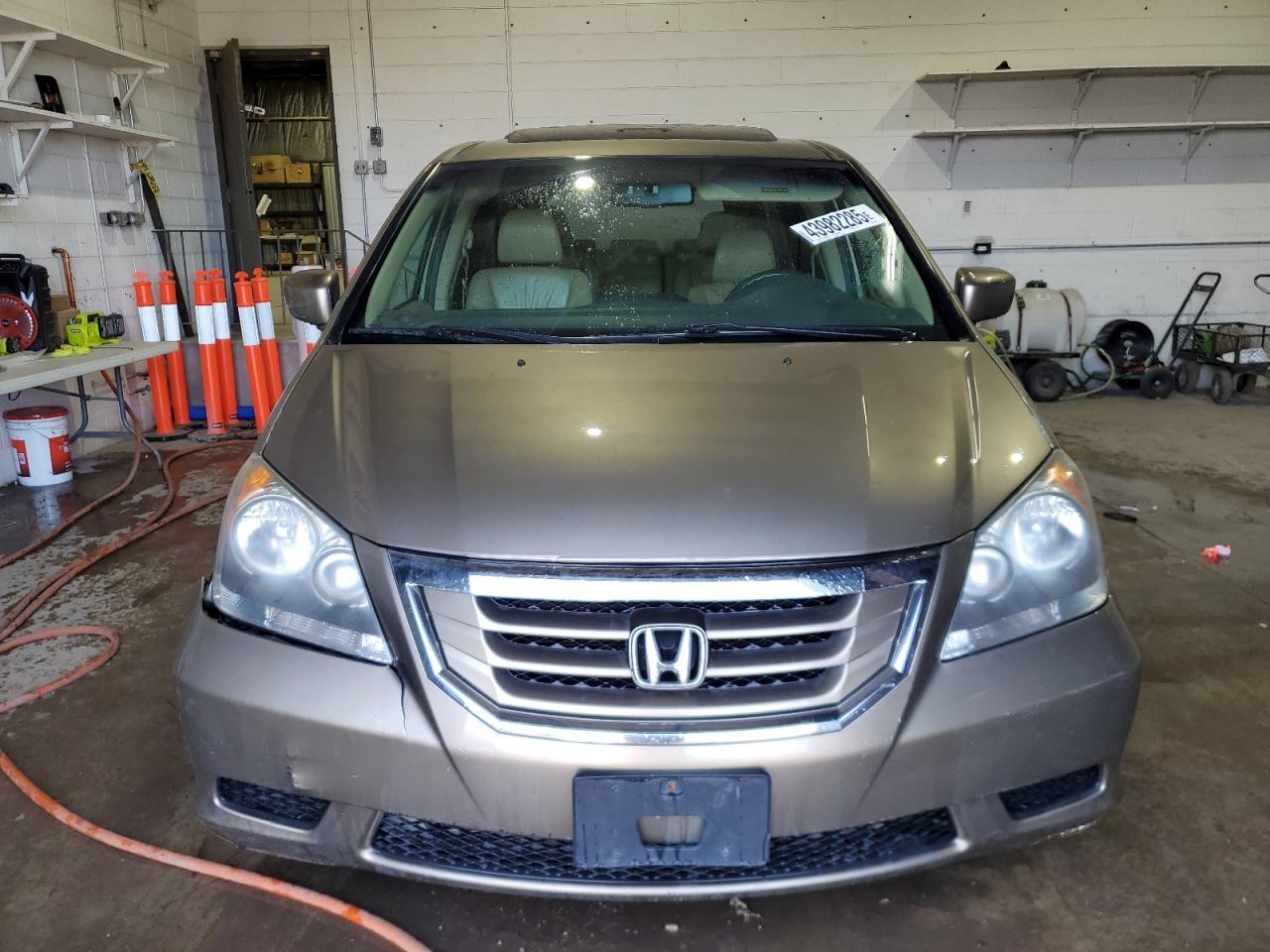 2008 Honda Odyssey VIN 5FNRL38758B022655 Copart auction photo, all over / side damage thumbnail 5