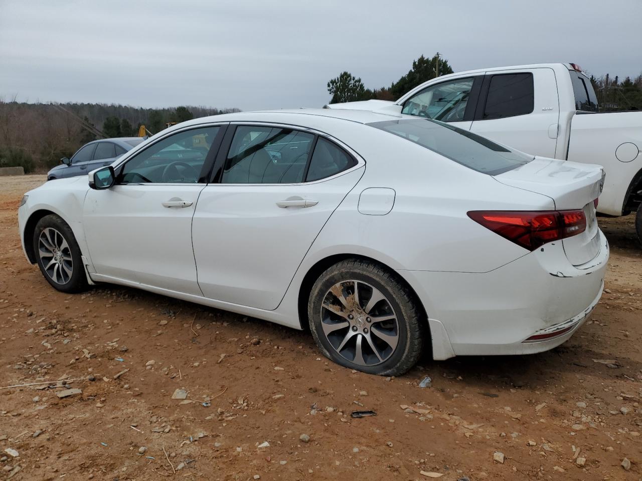 2016 Acura TLX VIN 19UUB1F59GA010567 Copart auction photo, all over damage thumbnail 2