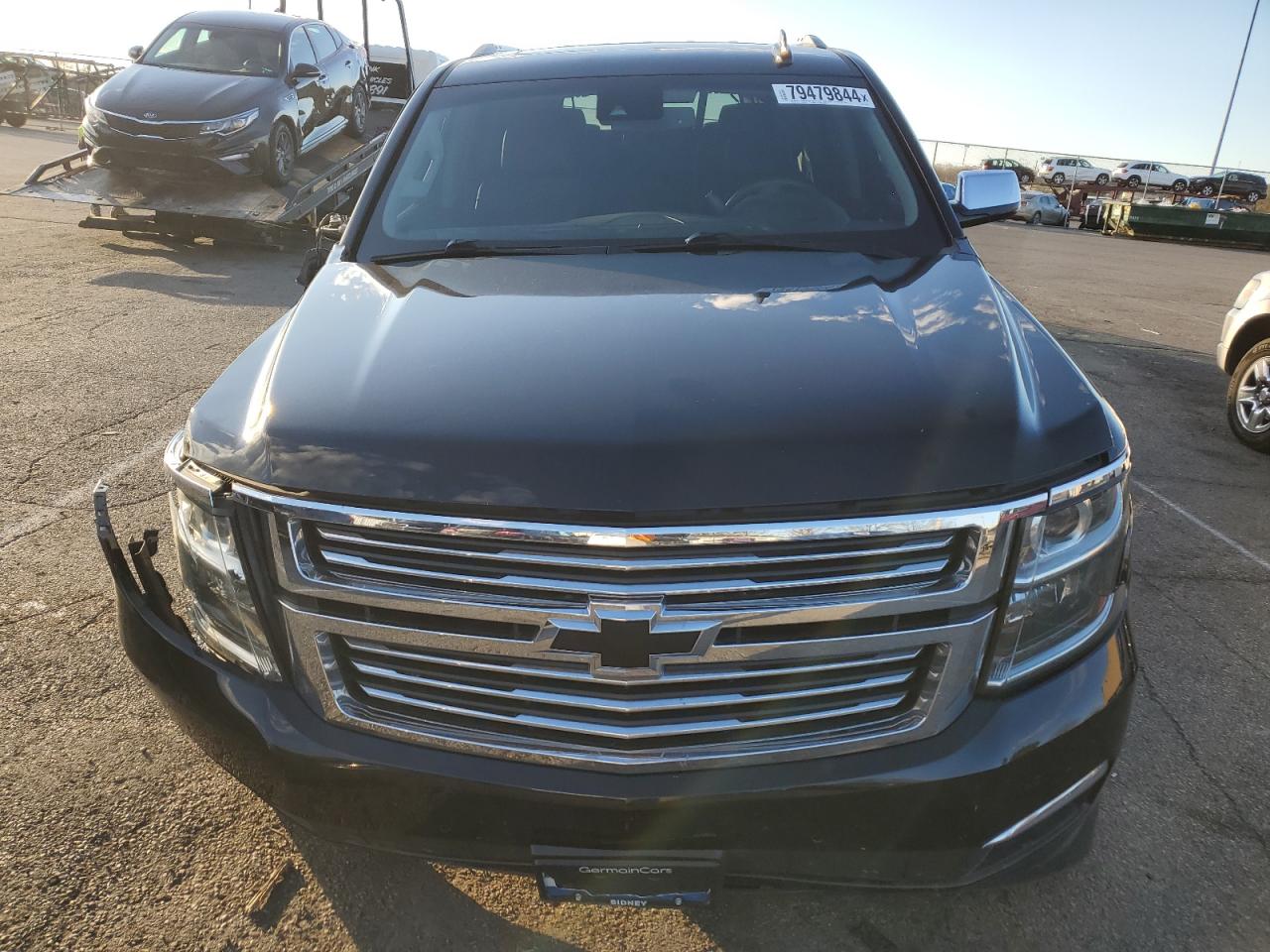 2017 Chevrolet Tahoe VIN 1GNSKCKC5HR169294 Copart auction photo, front end / side damage thumbnail 5
