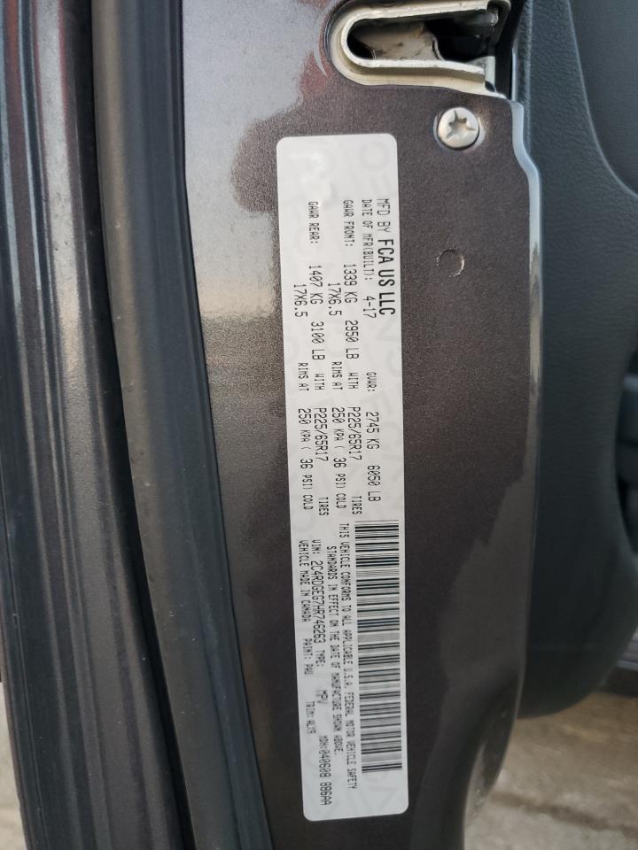 2017 Dodge Caravan VIN 2C4RDGEG7HR746263 Copart auction photo, front end damage thumbnail 14