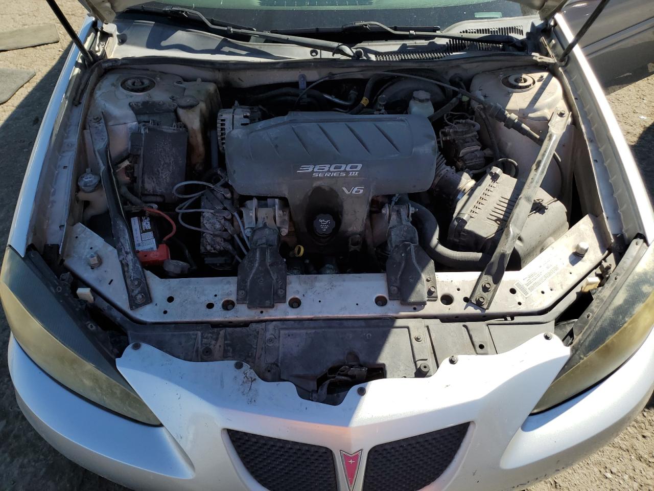 2004 Pontiac Grand Prix VIN 2G2WP522141148366 Copart auction photo, rear end damage thumbnail 11