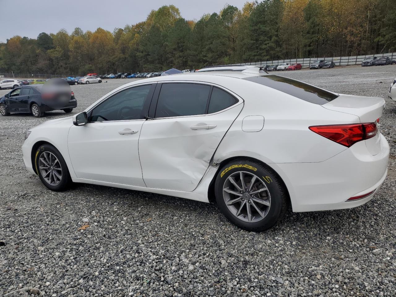 2019 Acura TLX VIN 19UUB1F36KA008959 Copart auction photo, side / minor dent/scratches damage thumbnail 2