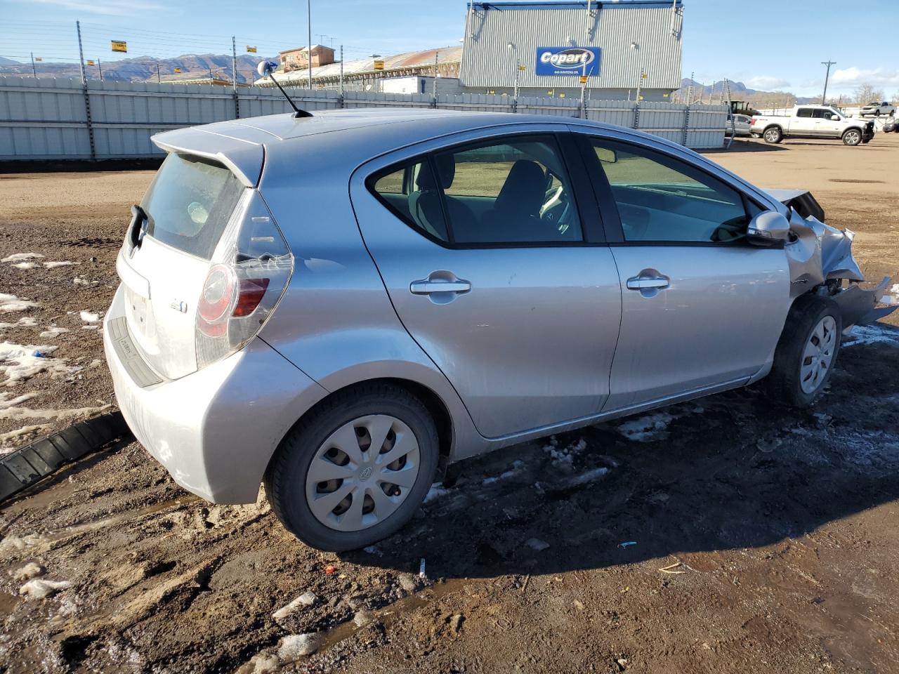 2012 Toyota Prius VIN JTDKDTB39C1503711 Copart auction photo, front end damage thumbnail 3