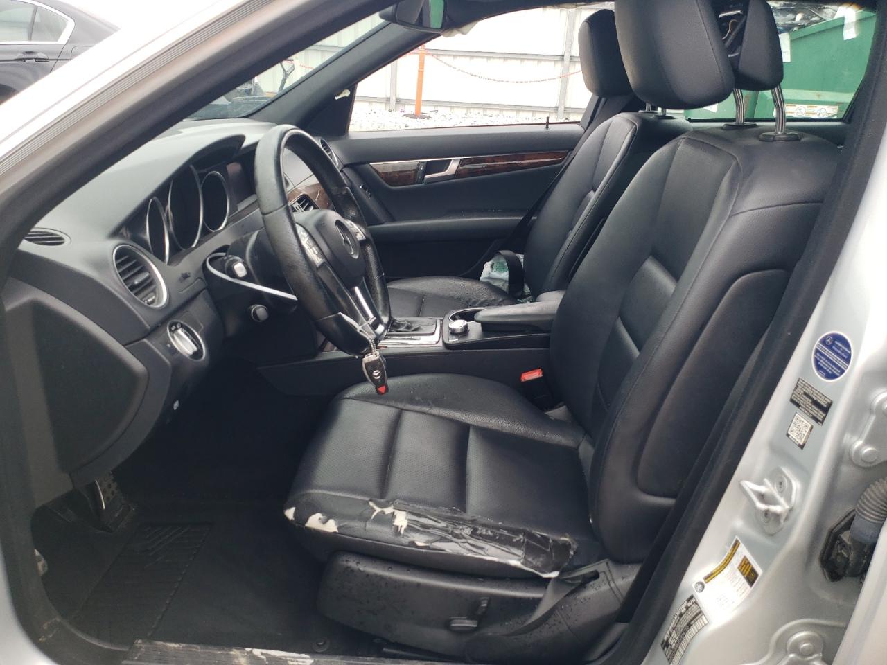 2014 Mercedes-Benz C-klasse VIN WDDGF4HB6EA964720 Copart auction photo, side damage thumbnail 7