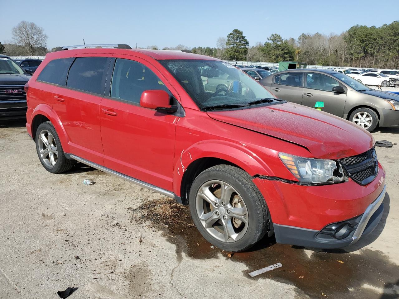 2017 Dodge Journey VIN 3C4PDCGG5HT550753 Copart auction photo, front end damage thumbnail 4