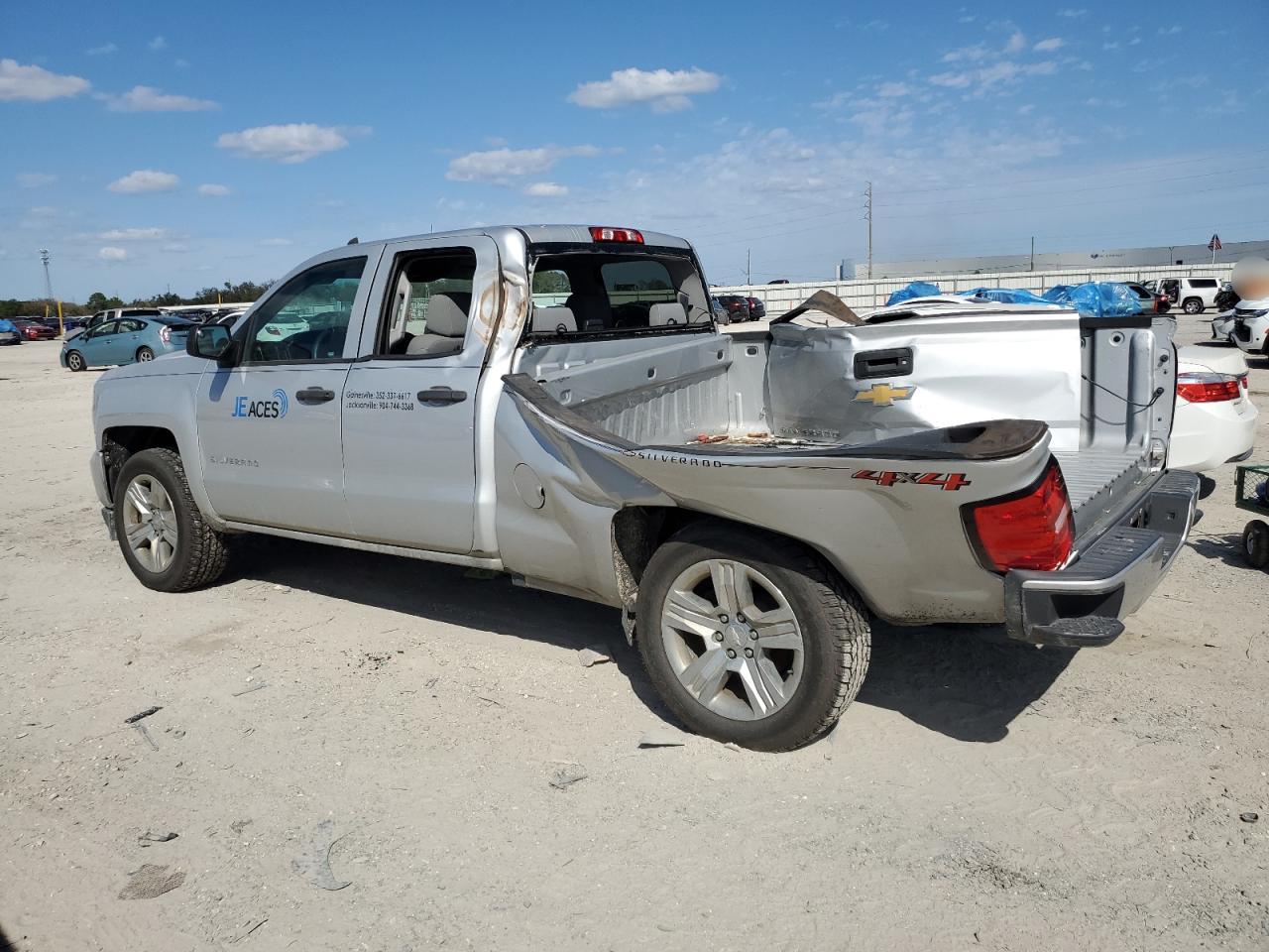 2018 Chevrolet Silverado VIN 1GCVKPEC2JZ371797 Copart auction photo, all over damage thumbnail 2