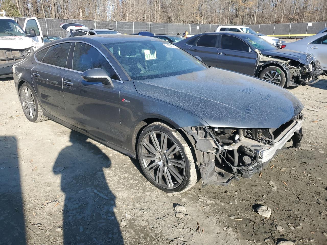 2014 Audi A7 VIN WAU2GAFC3EN111631 Copart auction photo, front end damage thumbnail 4