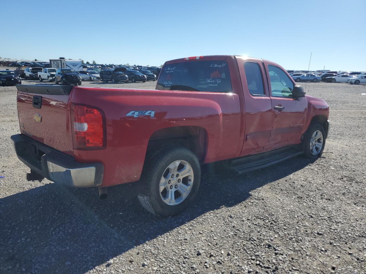 2012 Chevrolet Silverado VIN 1GCRKSE73CZ177693 Copart auction photo, side / rear end damage thumbnail 3