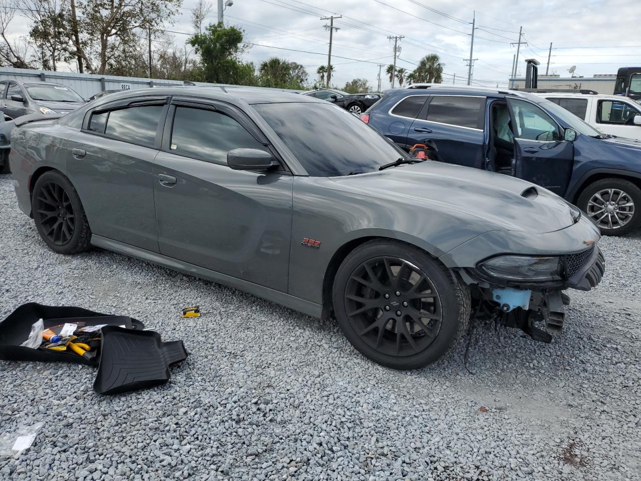 2018 Dodge Charger VIN 2C3CDXGJ0JH290623 Copart auction photo, front end damage thumbnail 4