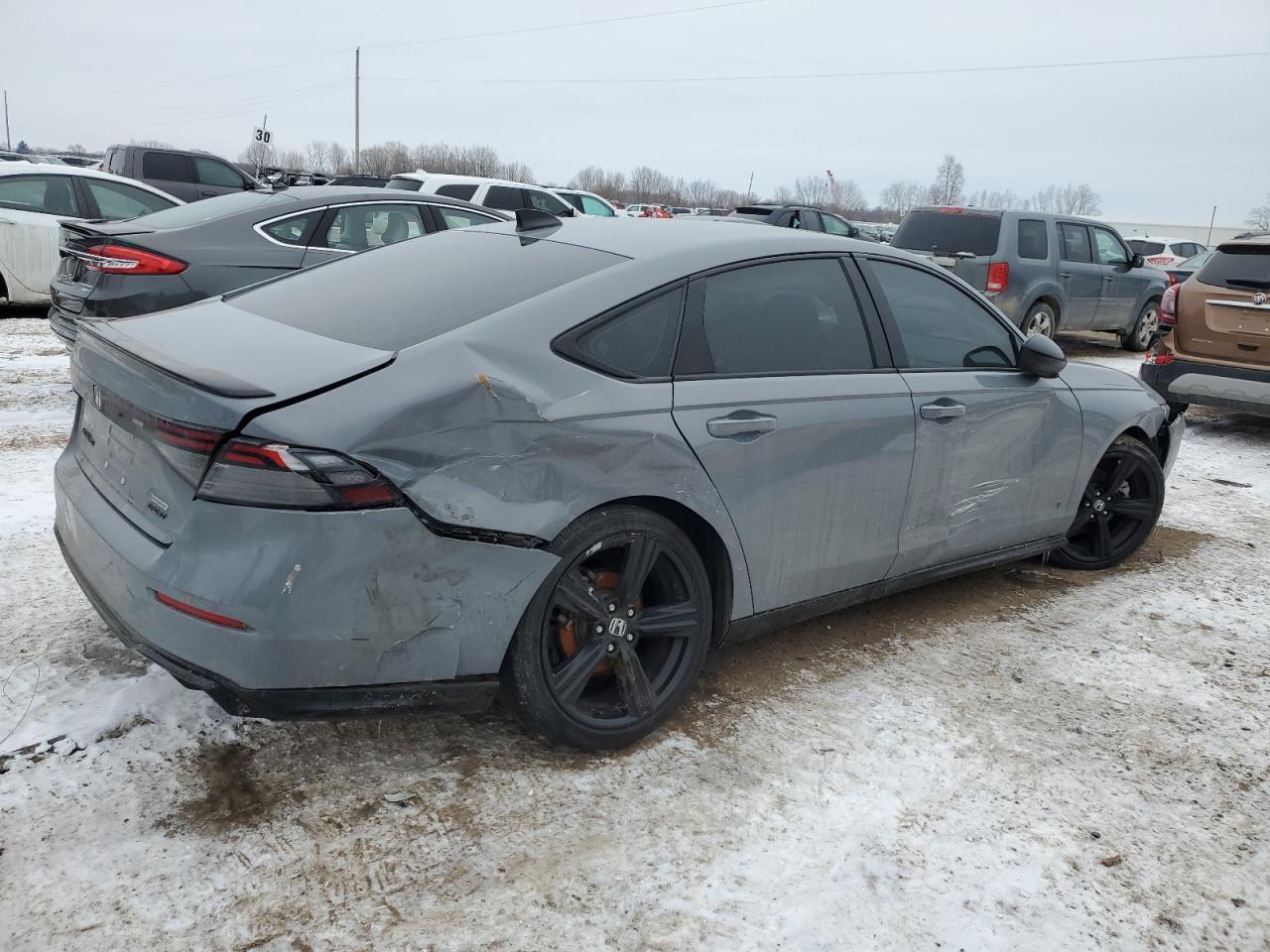 2023 Honda Accord VIN 1HGCY2F77PA058926 Copart auction photo, all over damage thumbnail 3