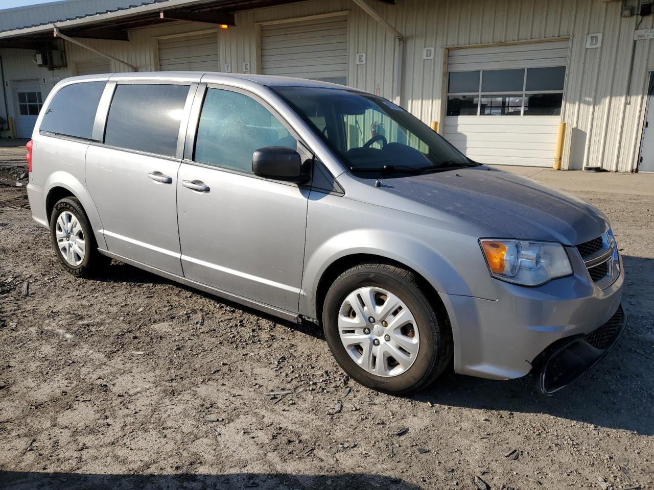 2018 Dodge Caravan VIN 2C4RDGBG2JR340272 Copart auction photo, side / front end damage thumbnail 4