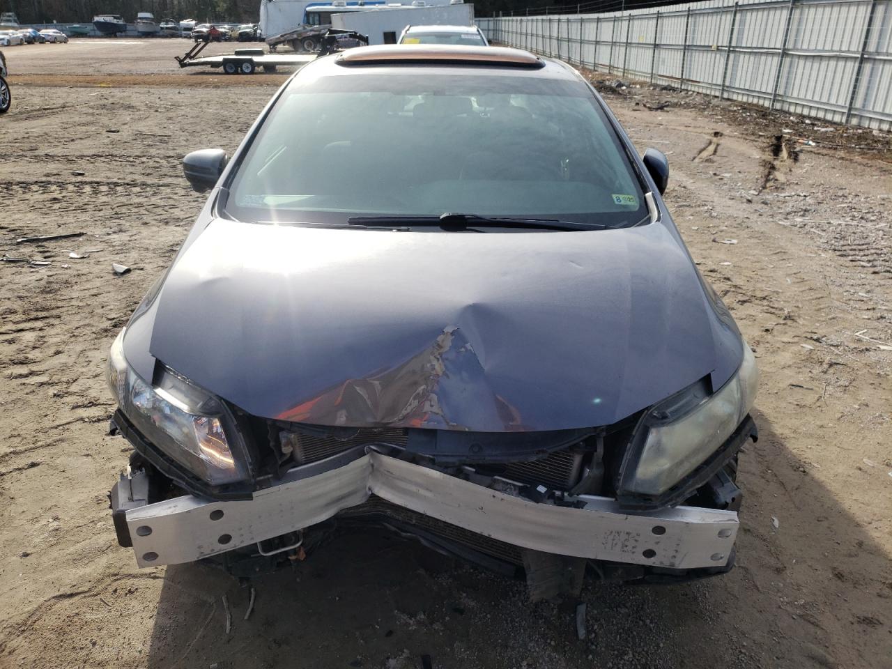 2014 Honda Civic VIN 19XFB2F8XEE261289 Copart auction photo, front end damage thumbnail 5