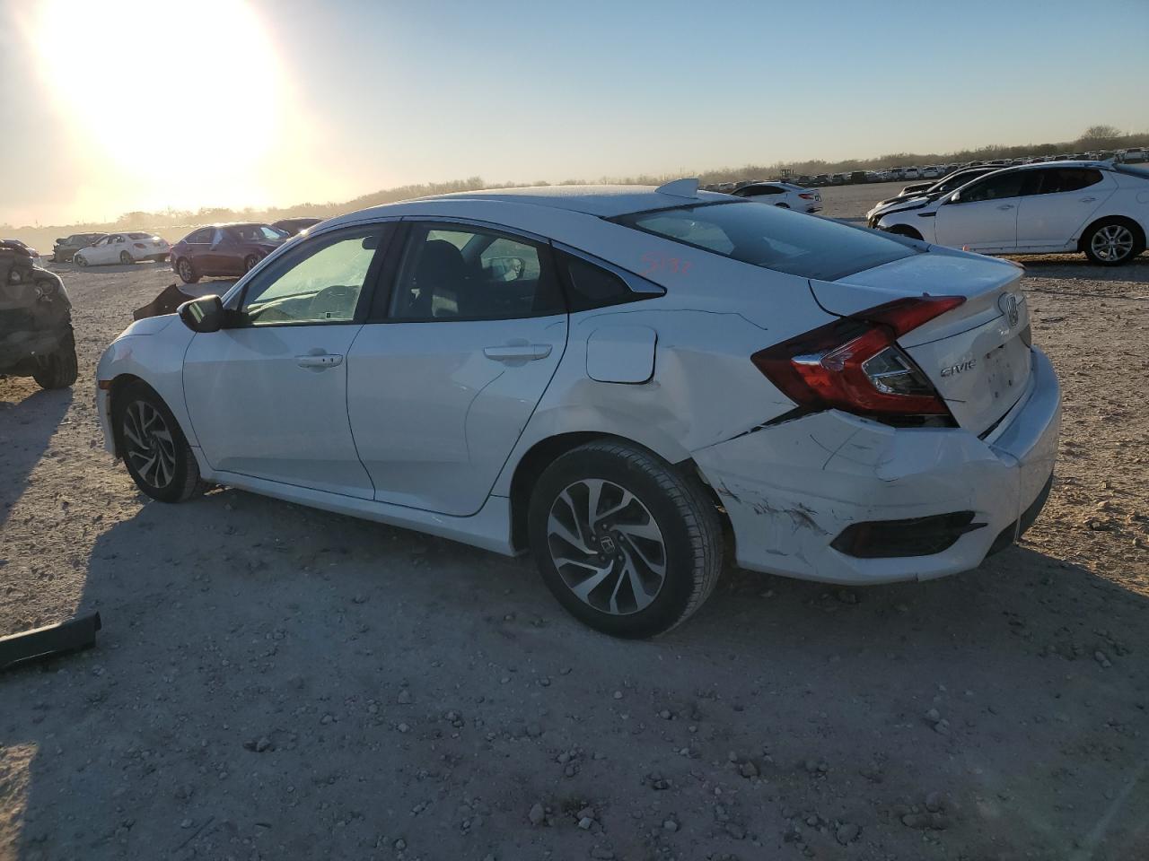 2017 Honda Civic VIN 19XFC2F72HE218395 Copart auction photo, rear end / minor dent/scratches damage thumbnail 2