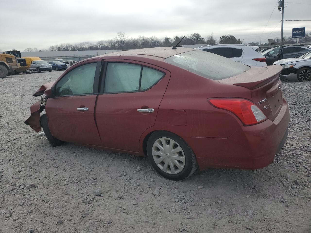 2017 Nissan Versa VIN 3N1CN7APXHL882704 Copart auction photo, front end / side damage thumbnail 2