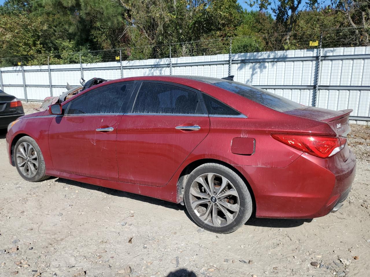 2014 Hyundai Sonata VIN 5NPEC4AB8EH923647 Copart auction photo, front end / minor dent/scratches damage thumbnail 2
