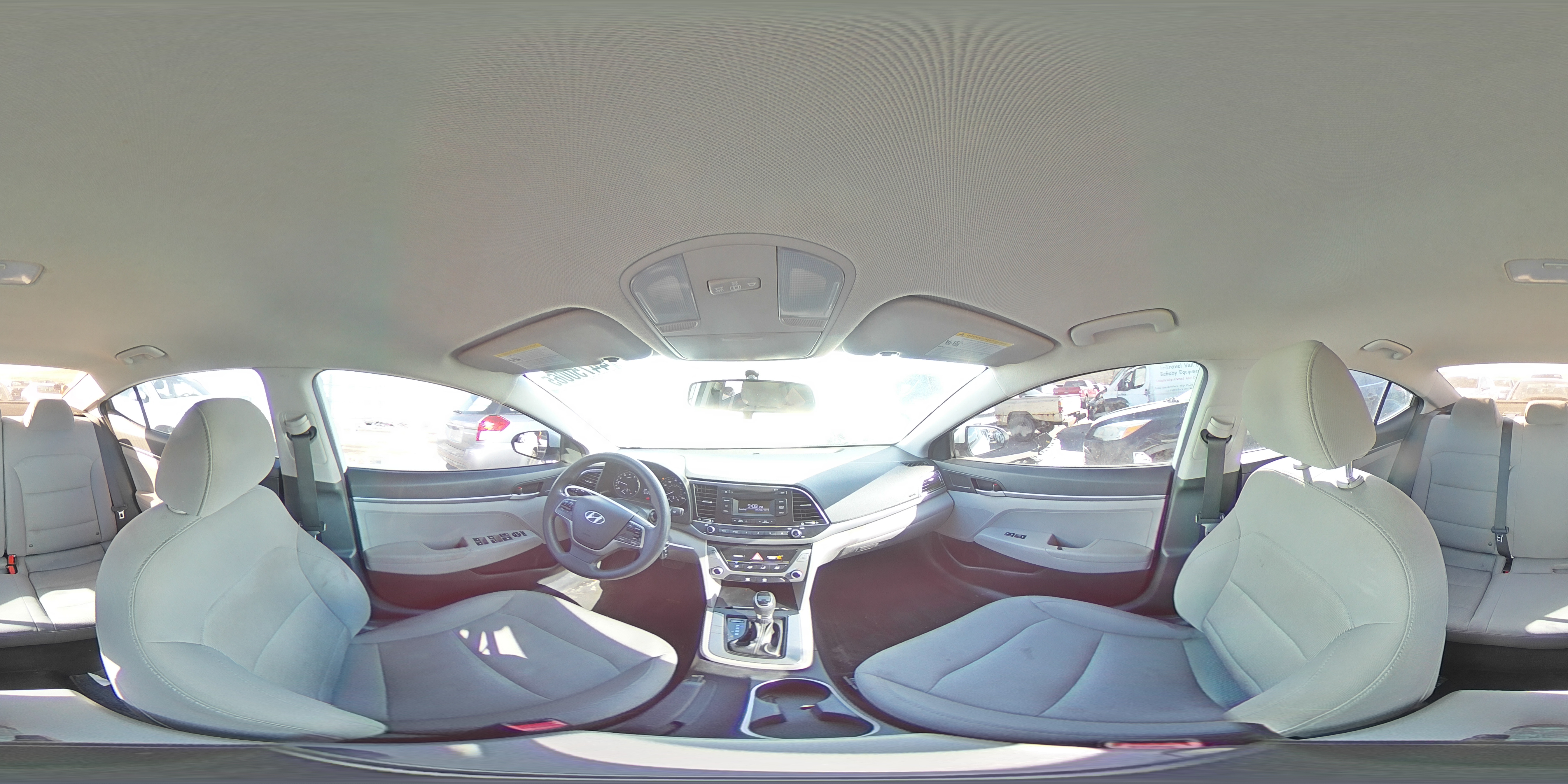 2017 Hyundai Elantra VIN 5NPD74LFXHH151754 Copart auction photo, front end / hail damage thumbnail 13
