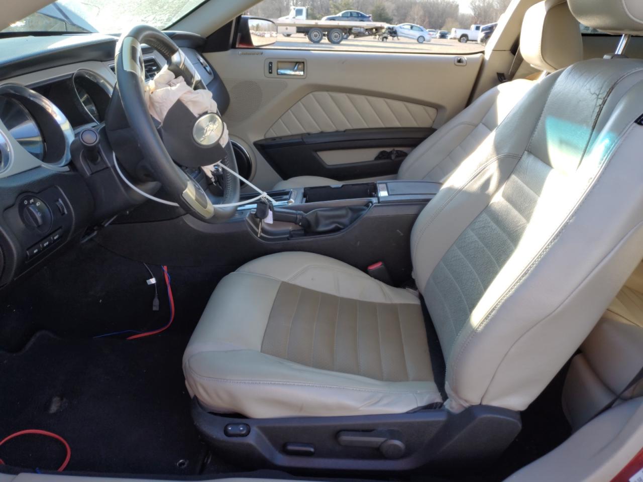 2010 Ford Mustang VIN 1ZVBP8AN6A5148569 Copart auction photo, front end / side damage thumbnail 7