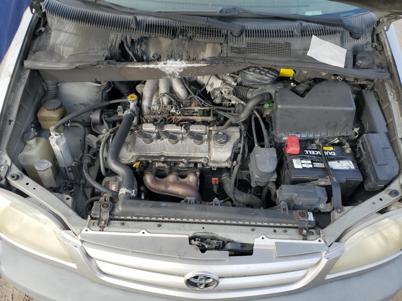 2001 Toyota Sienna VIN 4T3ZF13C71U396913 Copart auction photo, burn - engine damage thumbnail 12